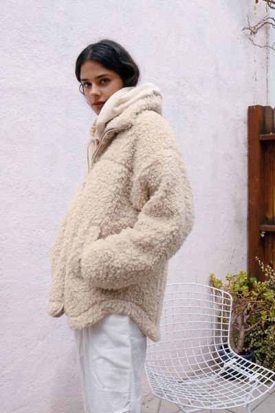 long teddy jacket