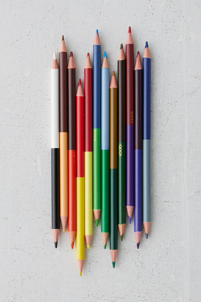 Yoobi DoubleEnded Colored Pencil Set Urban Outfitters