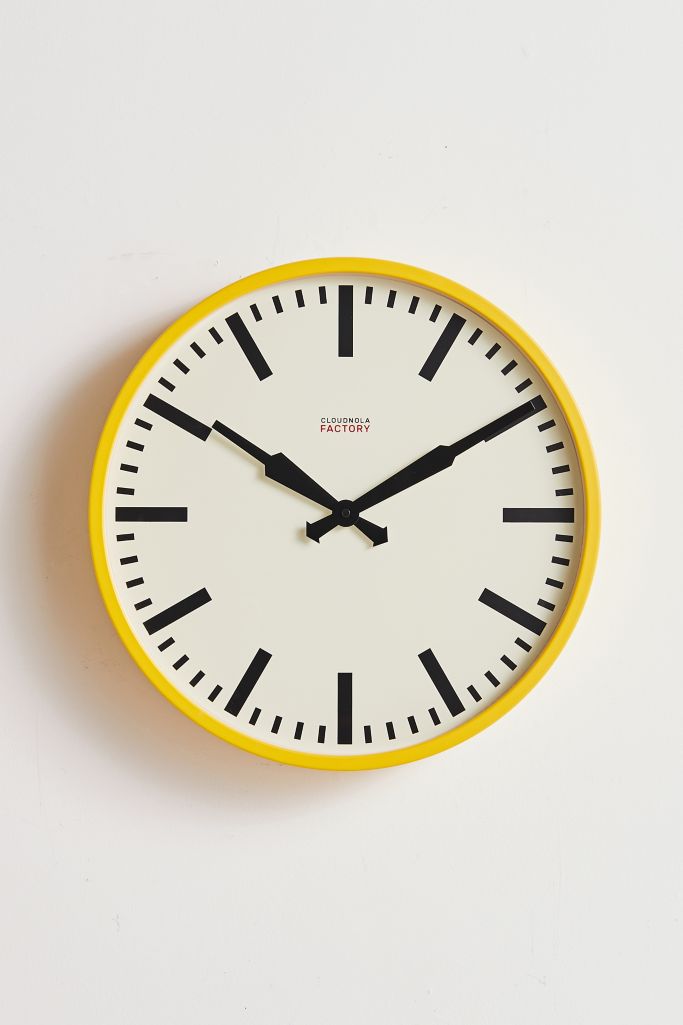 Cloudnola Station Wall Clock Urban Outfitters