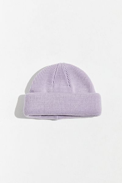 UO Short Roll Circular Knit Beanie | Urban Outfitters