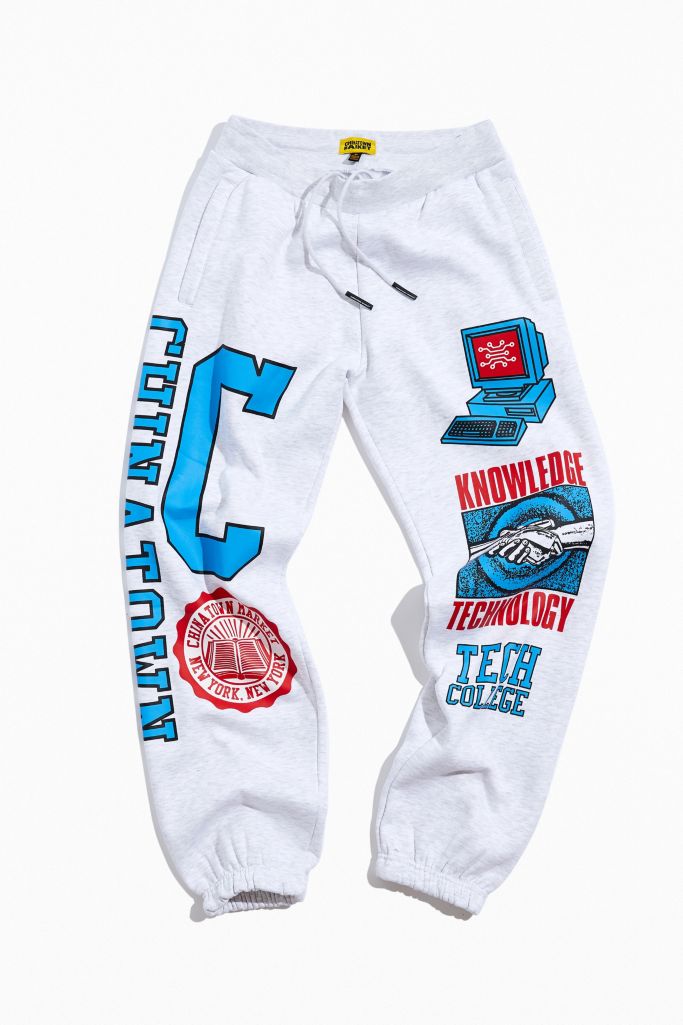 chinatown market tech collegiate sweatpants