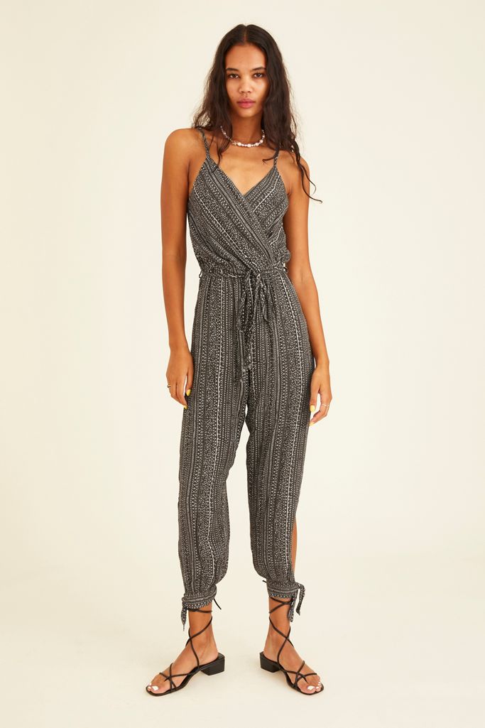 Dress Forum Patterned VNeck Jumpsuit Urban Outfitters