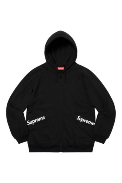 supreme color blocked half zip sweatshirt