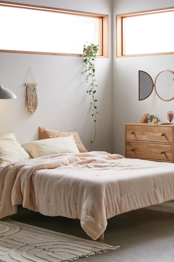 Cozy Slub Comforter Urban Outfitters Canada