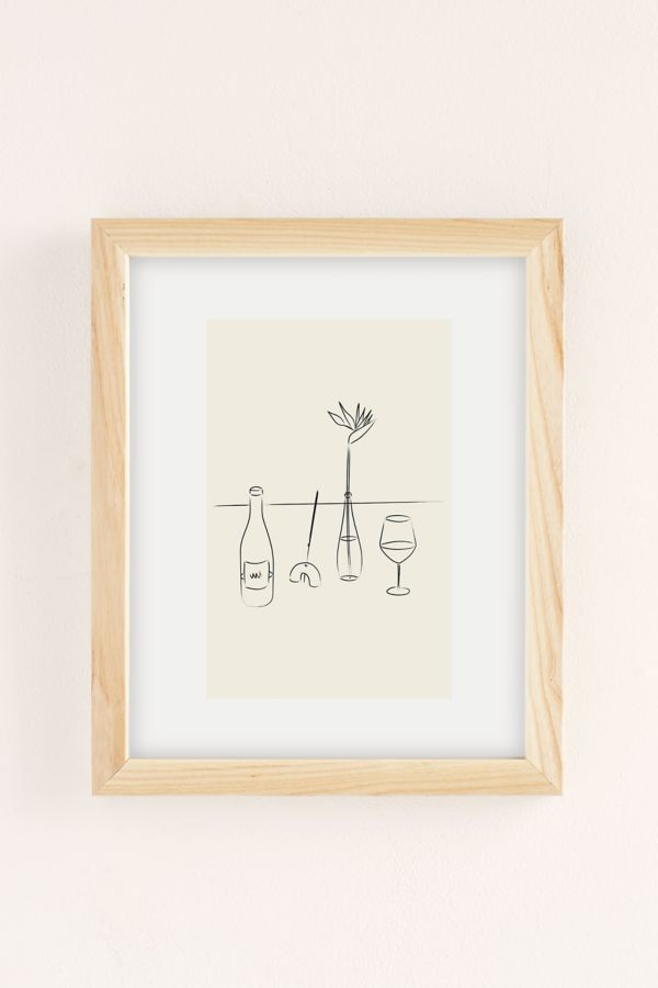 Slide View: 2: Nag / Fig Modern Day Minimalist Still Life Art Print