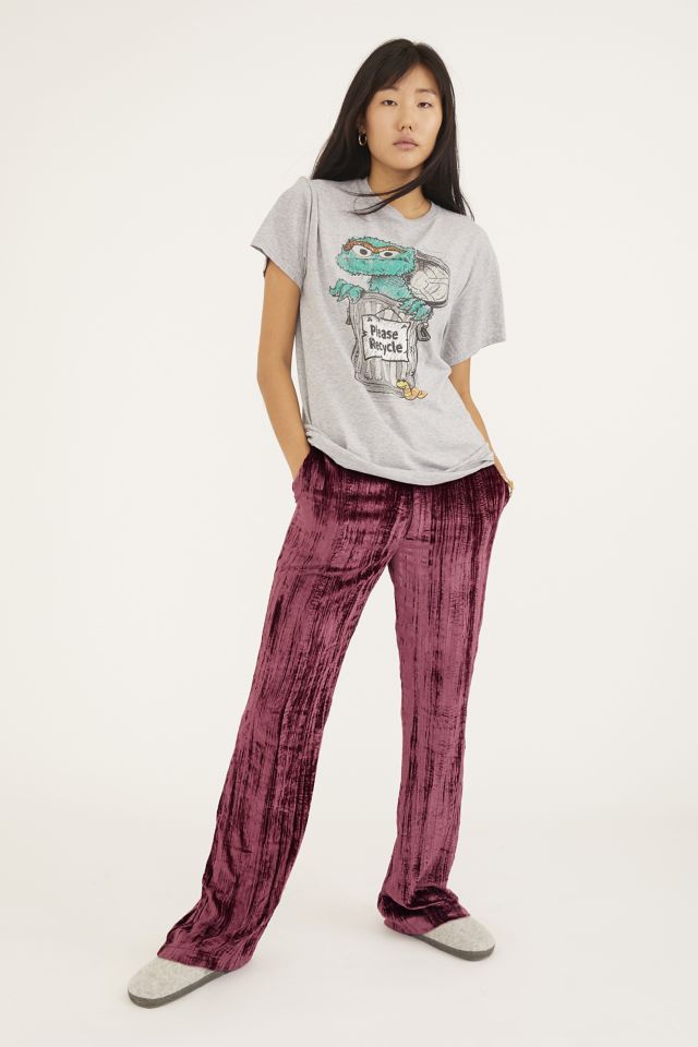 Kimchi Blue Velvet Flare Pant | Urban Outfitters