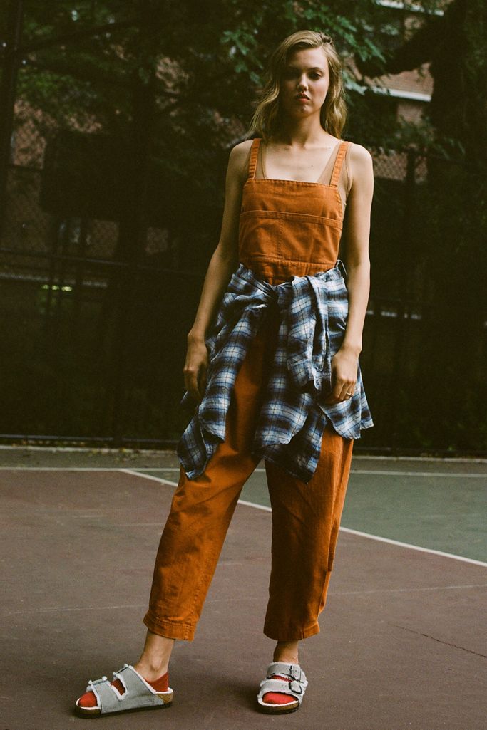 UO Cooper Apron Front Jumpsuit Urban Outfitters