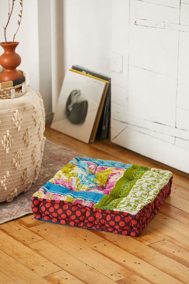 Urban Renewal One-Of-A-Kind Kantha Floor Pillow | Urban Outfitters