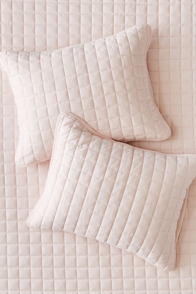 Grid Jersey Sham Set Urban Outfitters