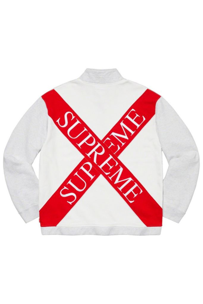 Supreme Cross Half Zip Sweatshirt | Urban Outfitters
