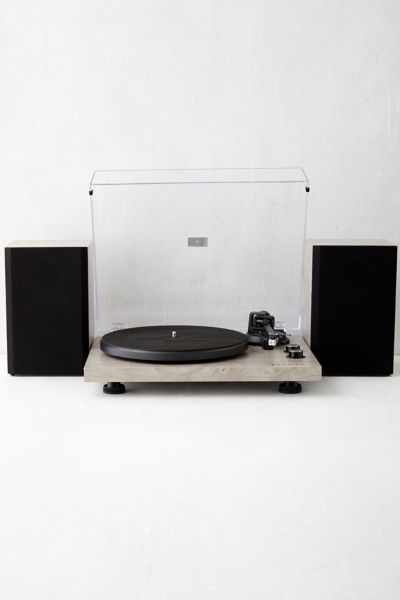 record player system with speakers