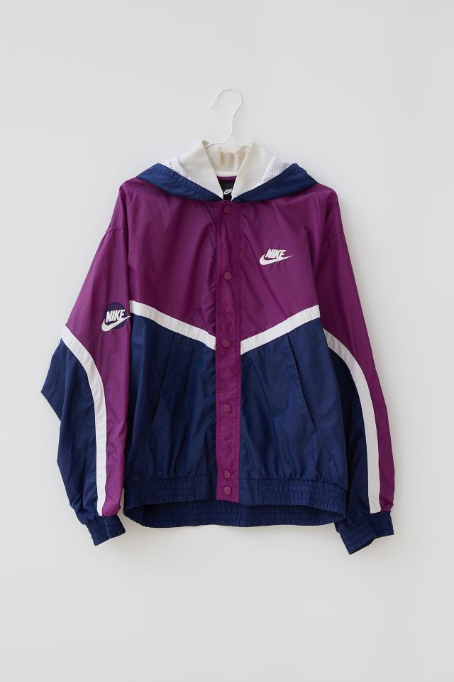 Vintage Nike Purple Windbreaker Jacket Urban Outfitters