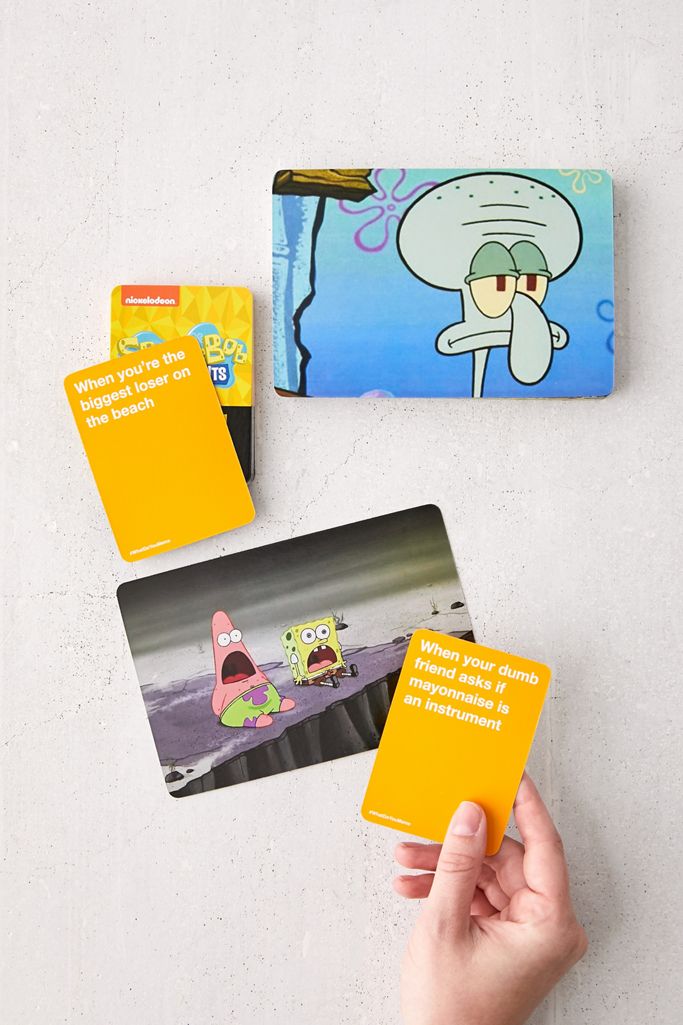 What Do You Meme Spongebob Squarepants Expansion Pack Urban Outfitters
