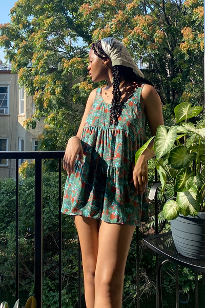 tiered ruffle jumpsuit