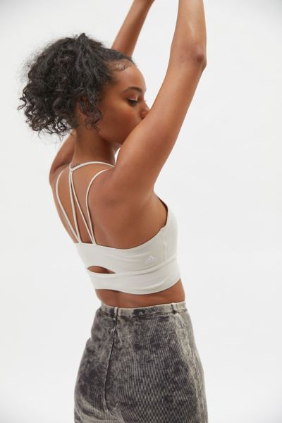 Adidas Medium Support Yoga Sports Bra Urban Outfitters 