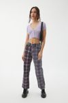 The Ragged Priest Mixed Plaid Dad Jean | Urban Outfitters