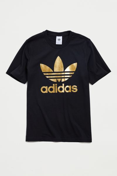 adidas Holographic Trefoil Logo Tee | Urban Outfitters