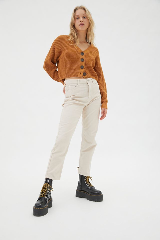 BDG Corduroy High-Waisted Slim Straight Pant | Urban Outfitters Canada