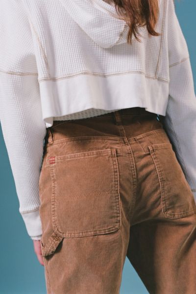 high waisted white corduroy pants