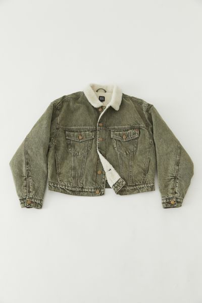 fleece lined denim jacket