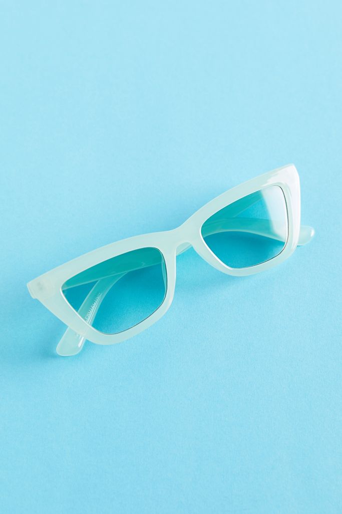 Frankie Slim Rectangle Sunglasses Urban Outfitters