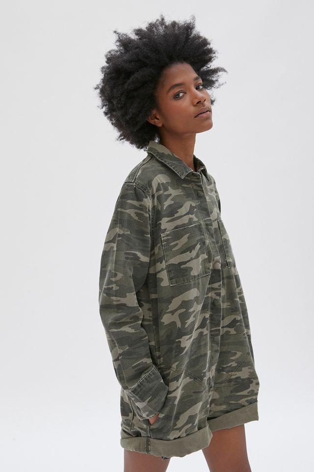 One Teaspoon Prophecy Romper Camo Urban Outfitters