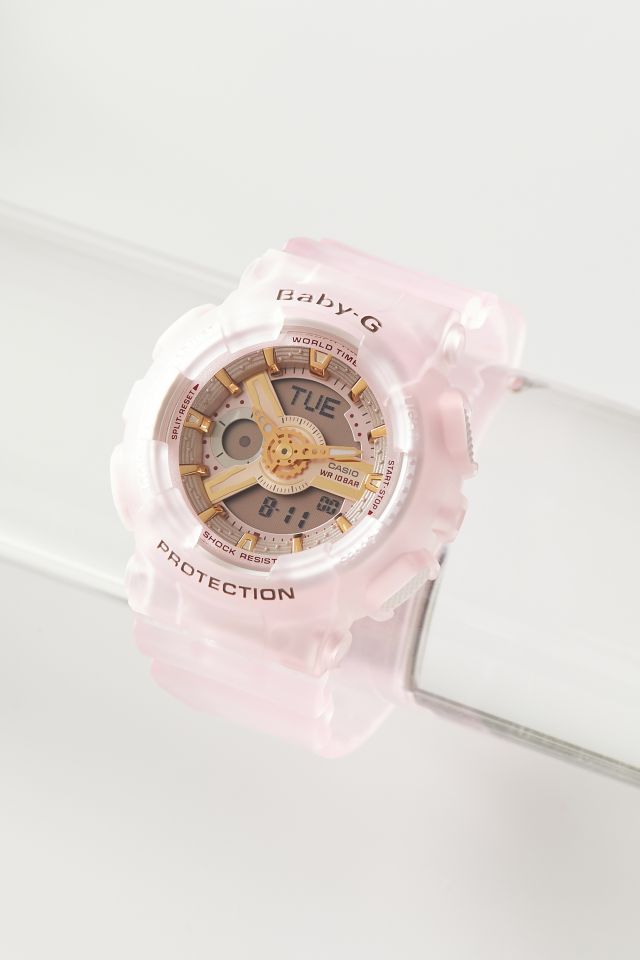 Casio Baby G Pink Resin Analog Digital Watch Urban Outfitters