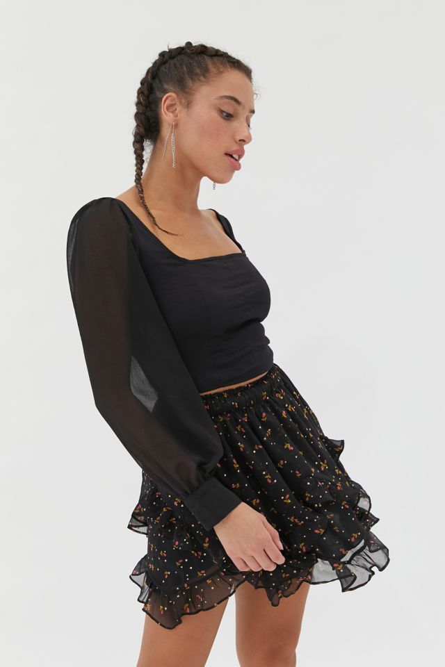 joanne handkerchief mini dress