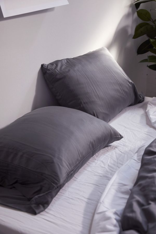 Slide View: 2: ettitude Bamboo Sateen Pillowcase Set