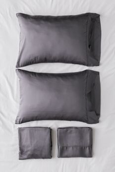 Slide View: 2: ettitude Bamboo Sateen Sheet Set