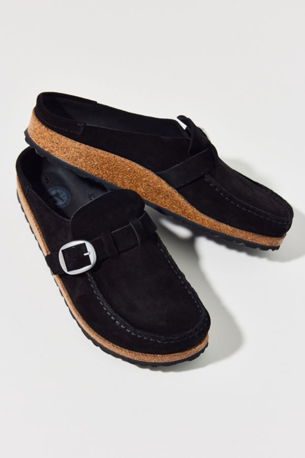 Slide View: 2: Birkenstock Buckley Suede Moccasin Clog