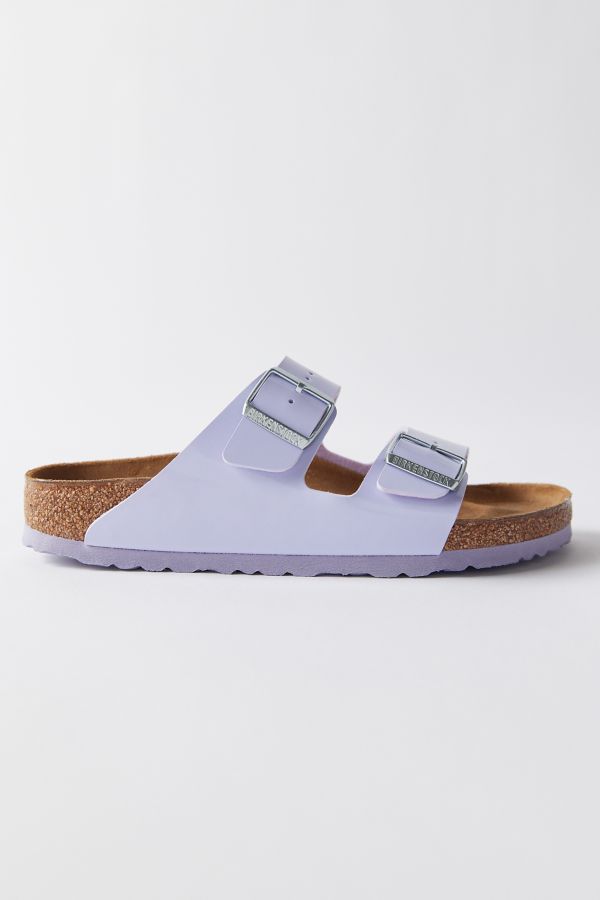 Slide View: 2: Birkenstock Arizona Birko-Flor Patent Sandal