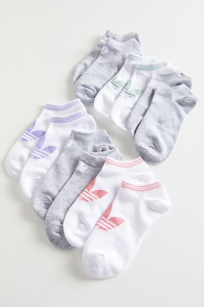 adidas Trefoil Superlite No-Show Sock 6-Pack | Urban Outfitters
