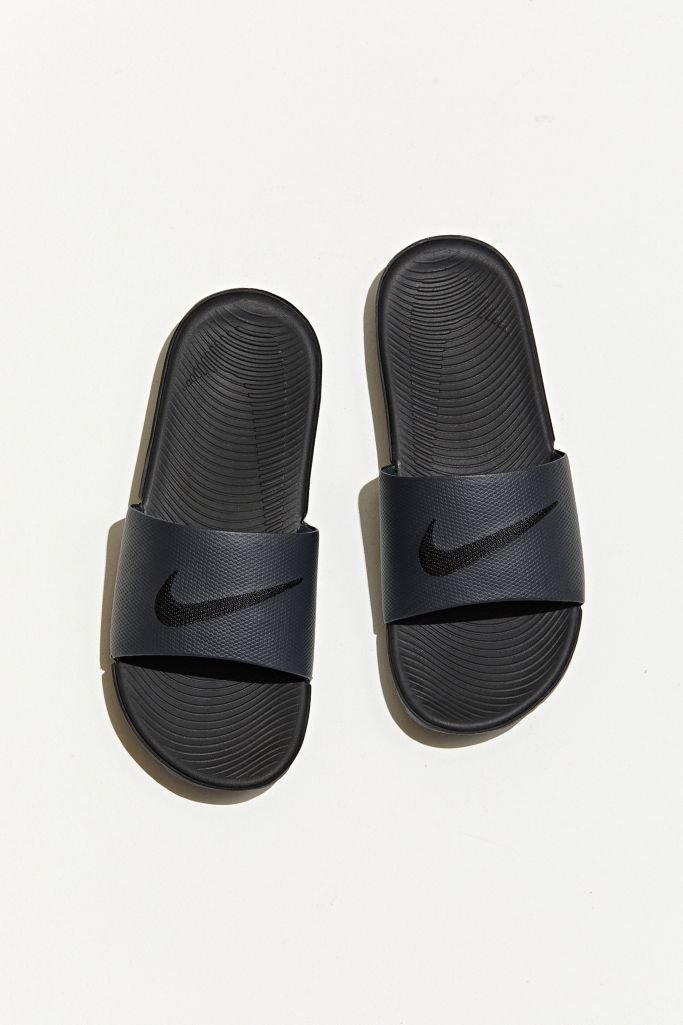 nike kawa slide grey