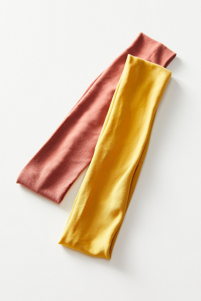 Solid Cotton Spandex Headband Set | Urban Outfitters