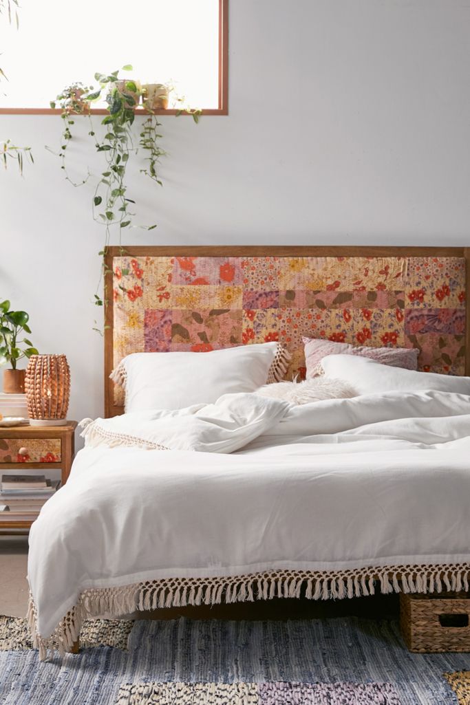 Palmer Linen Blend Tassel Duvet Cover Urban Outfitters Canada