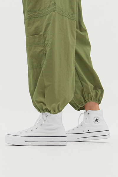 chuck taylor all star canvas platform high top white