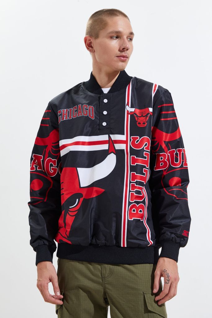 Starter Chicago Bulls Anorak Jacket Urban Outfitters