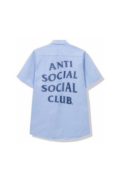 anti social social club light blue