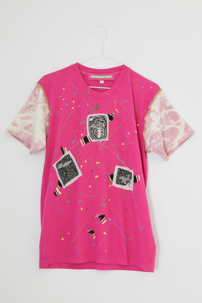 MINDBLOWN Repurposed Oversized Pink Graphic Tee | Urban Outfitters
