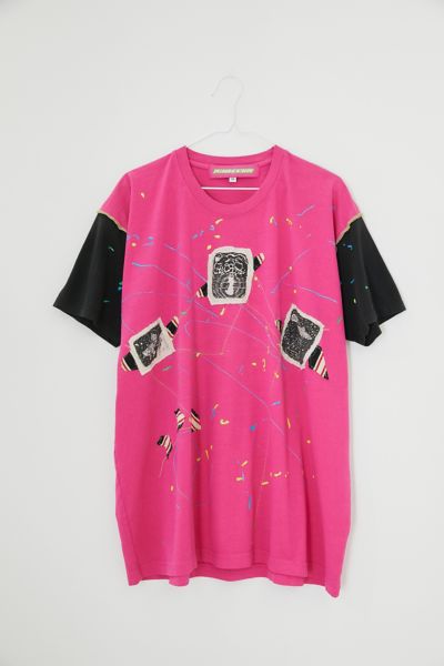 MINDBLOWN Repurposed Oversized Bright Pink Graphic Tee | Urban Outfitters