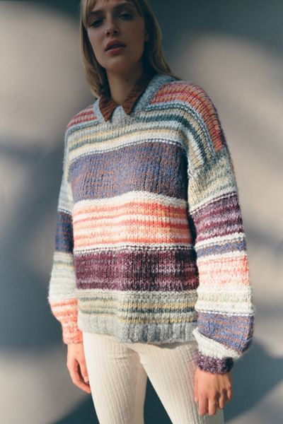 urban outfitters multi colored sweater