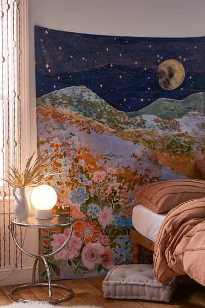 Moonlit Landscape Tapestry  Urban Outfitters Canada