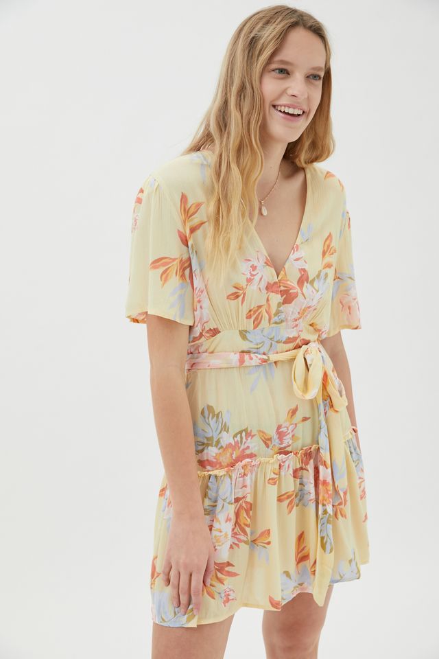 Billabong One And Only Floral Ruffle Mini Dress | Urban Outfitters Canada