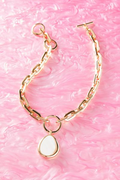 Jenny Bird Maris Pearl Pendant Collar Necklace