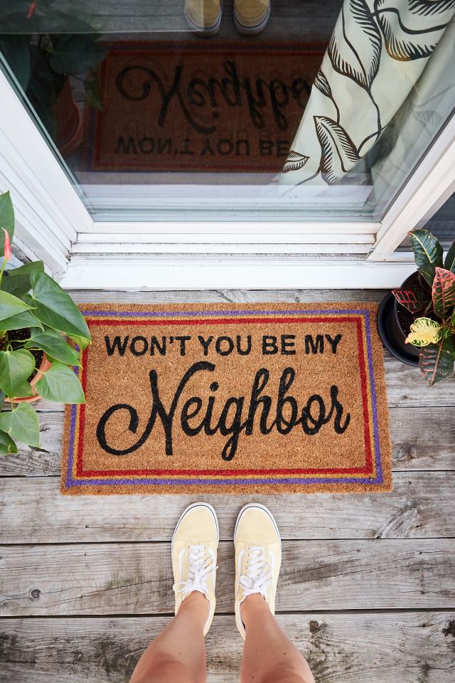 Mr. Rogers Doormat Urban Outfitters