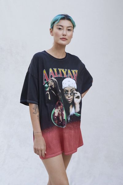 aaliyah t shirt urban outfitters