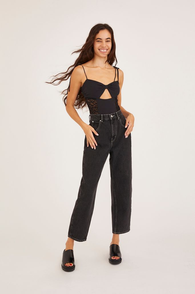 BDG HighWaisted Carrot Jean Black Denim Urban Outfitters Canada
