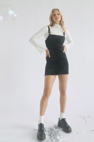 pinafore mini dress