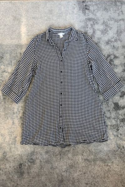 checkered dress h&m